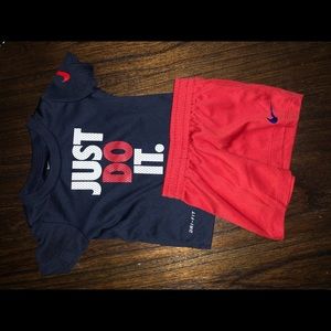 Nike shorts and shirt set